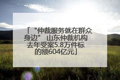 “仲裁服务就在群众身边” 山东仲裁机构去年受案5.8万件标的额604亿元