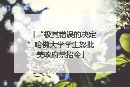 “极其错误的决定”哈佛大学学生怒批美政府禁招令
