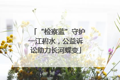 “检察蓝”守护一江碧水，公益诉讼助力长河蝶变