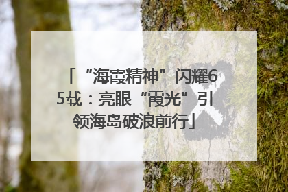 “海霞精神”闪耀65载：亮眼“霞光”引领海岛破浪前行