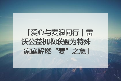 爱心与麦浪同行｜雷沃公益机收联盟为特殊家庭解燃“麦”之急