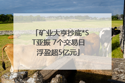 矿业大亨抄底*ST亚振 7个交易日浮盈超5亿元