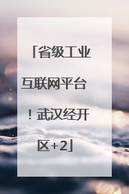 省级工业互联网平台！武汉经开区+2