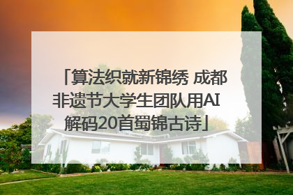 算法织就新锦绣 成都非遗节大学生团队用AI解码20首蜀锦古诗
