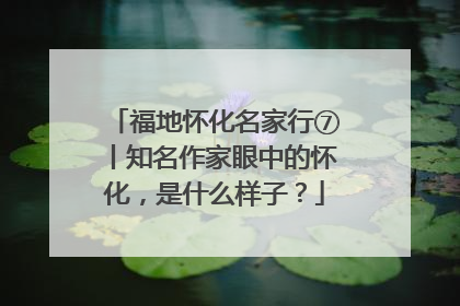 福地怀化名家行⑦丨知名作家眼中的怀化，是什么样子？