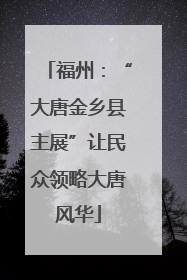 福州：“大唐金乡县主展”让民众领略大唐风华