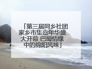 第三届同乡社团家乡市集嘉年华盛大开幕 巴蜀情缘中的绵阳风味