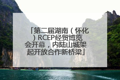 第二届湖南（怀化）RCEP经贸博览会开幕，内陆山城架起开放合作新桥梁