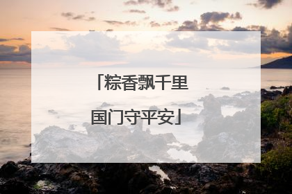 粽香飘千里 国门守平安