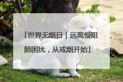 世界无烟日｜远离慢阻肺困扰，从戒烟开始