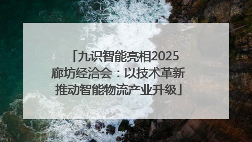 九识智能亮相2025廊坊经洽会：以技术革新推动智能物流产业升级