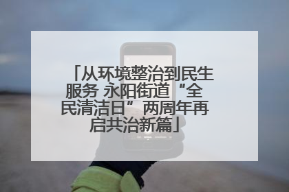 从环境整治到民生服务 永阳街道“全民清洁日”两周年再启共治新篇