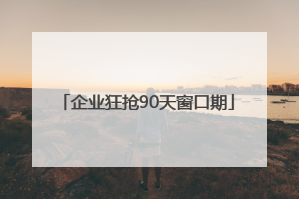 企业狂抢90天窗口期