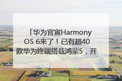 华为官宣HarmonyOS 6来了！已有超40款华为终端搭载鸿蒙5，开发者突破800万
