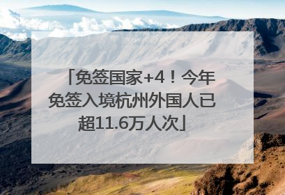 免签国家+4！今年免签入境杭州外国人已超11.6万人次