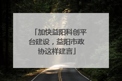 加快益阳科创平台建设，益阳市政协这样建言