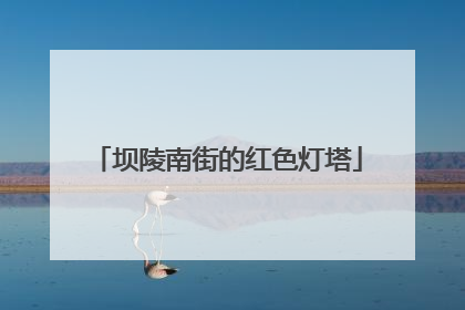 坝陵南街的红色灯塔