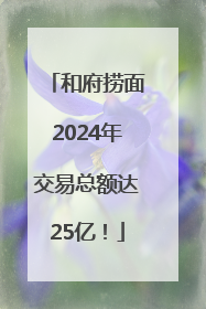 和府捞面2024年交易总额达25亿！