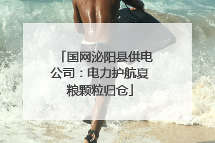 国网泌阳县供电公司：电力护航夏粮颗粒归仓