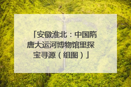 安徽淮北：中国隋唐大运河博物馆里探宝寻源（组图）