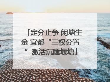 定分止争 闲塘生金 宜都“三权分置”激活沉睡堰塘