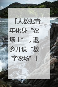 大数据青年化身“农场主”，返乡开设“数字农场”