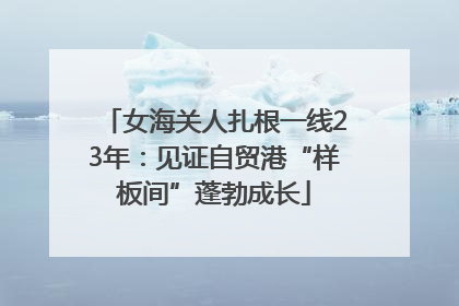 女海关人扎根一线23年：见证自贸港“样板间”蓬勃成长