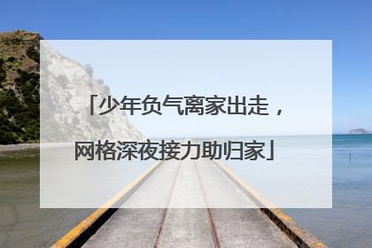 少年负气离家出走，网格深夜接力助归家
