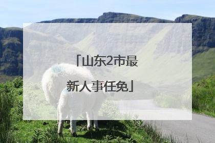 山东2市最新人事任免