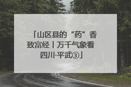 山区县的“药”香致富经丨万千气象看四川·平武③