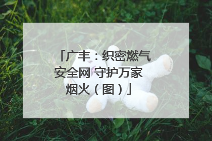 广丰：织密燃气安全网 守护万家烟火（图）