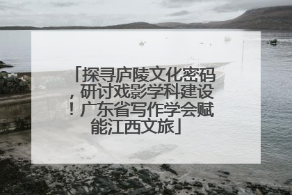 探寻庐陵文化密码，研讨戏影学科建设！广东省写作学会赋能江西文旅