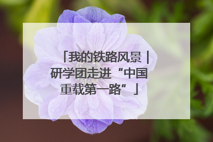 我的铁路风景｜研学团走进“中国重载第一路”