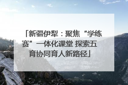 新疆伊犁：聚焦“学练赛”一体化课堂 探索五育协同育人新路径