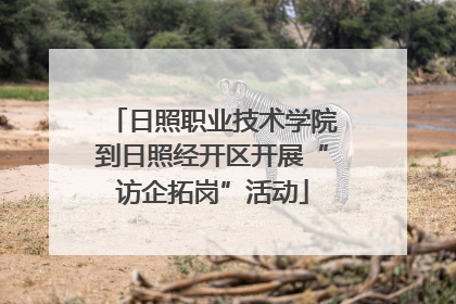 日照职业技术学院到日照经开区开展“访企拓岗”活动