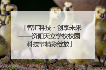 智汇科技・创享未来——资阳天立学校校园科技节精彩绽放