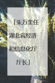朱万奎任湖北省经济和信息化厅厅长