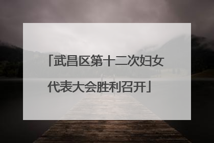 武昌区第十二次妇女代表大会胜利召开
