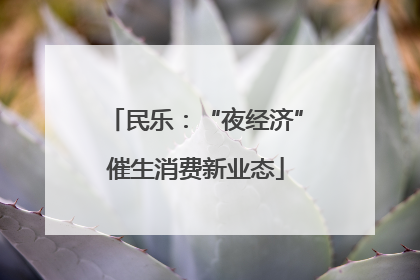 民乐：“夜经济”催生消费新业态