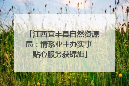 江西宜丰县自然资源局：情系业主办实事 贴心服务获锦旗
