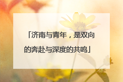 济南与青年，是双向的奔赴与深度的共鸣