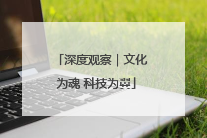 深度观察｜文化为魂 科技为翼