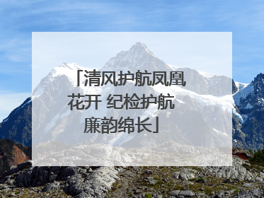 清风护航凤凰花开 纪检护航廉韵绵长