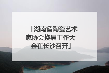 湖南省陶瓷艺术家协会换届工作大会在长沙召开