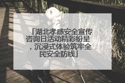 湖北孝感安全宣传咨询日活动精彩纷呈，沉浸式体验筑牢全民安全防线