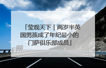 莹观天下｜两岁半英国男孩成了年纪最小的门萨俱乐部成员