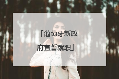葡萄牙新政府宣誓就职