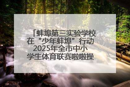 蚌埠第三实验学校在“少年蚌埠”行动2025年全市中小学生体育联赛啦啦操比赛中获佳绩