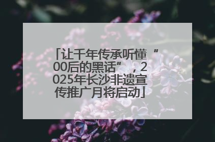 让千年传承听懂“00后的黑话”，2025年长沙非遗宣传推广月将启动