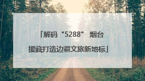 解码“5288” 烟台援藏打造边疆文旅新地标